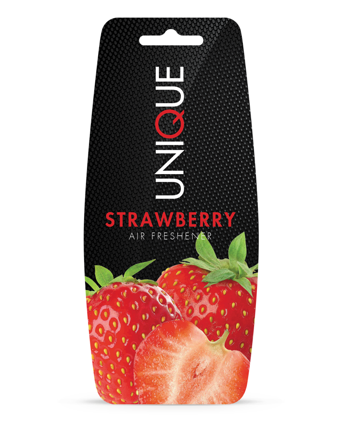 STRAWBERRY | Unique Black Air Fresheners Collection